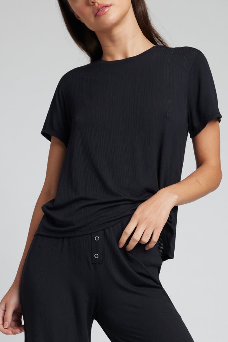 Whipped Boyfriend Tee, Alternate, color, Black