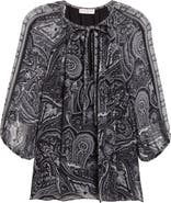 Ramy Brook Selva Paisley Silk Shirt