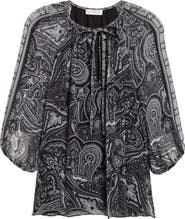 Ramy Brook Selva Paisley Silk Shirt
