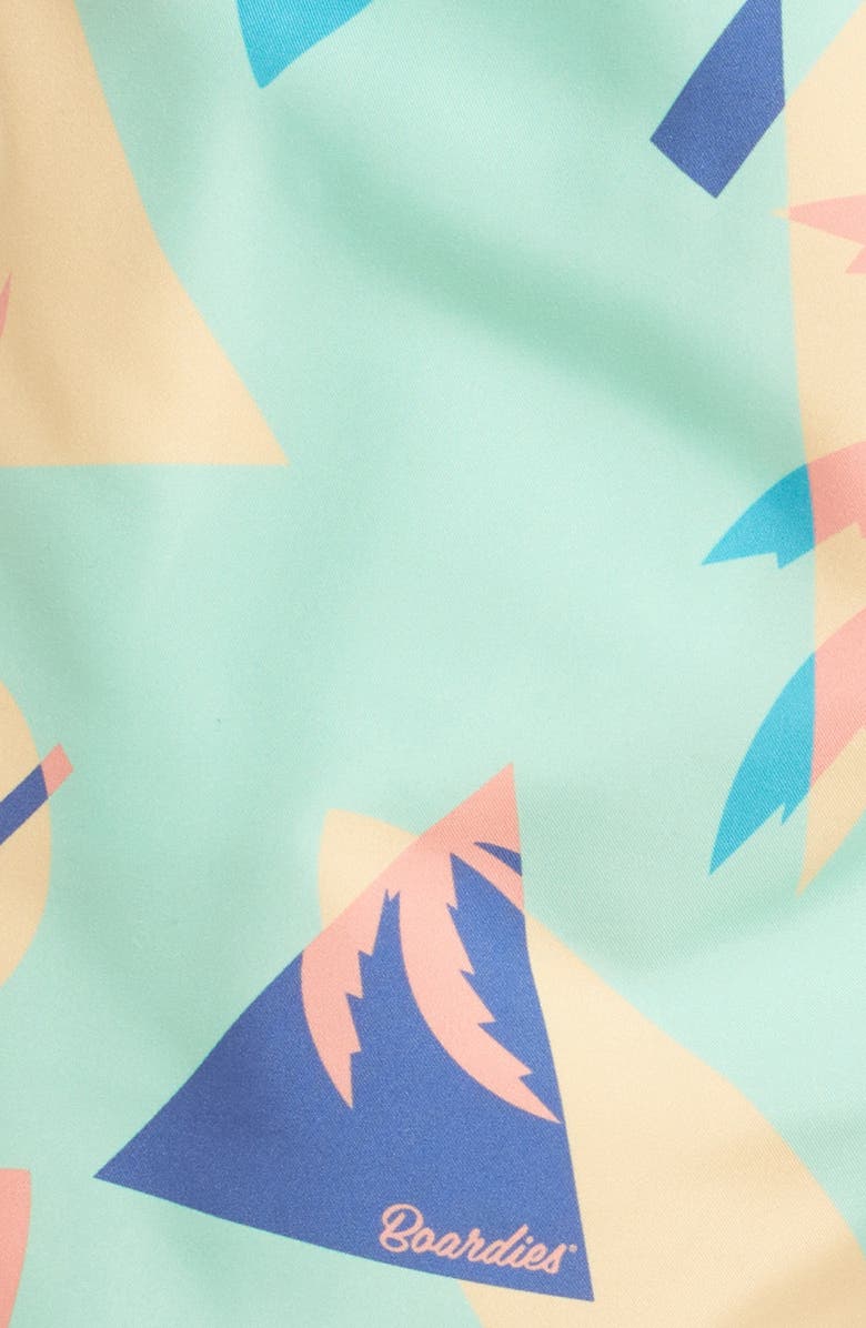 Boardies Overlay Tropical Swim Trunks, Alternate, color,