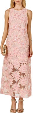 Endless Rose Texture Sleeveless Maxi Dress