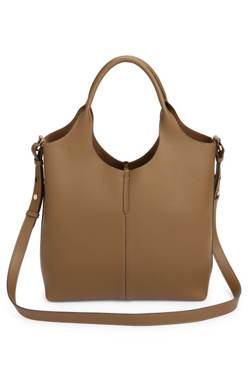 Tod's Small Ebr Top Handle Leather Tote