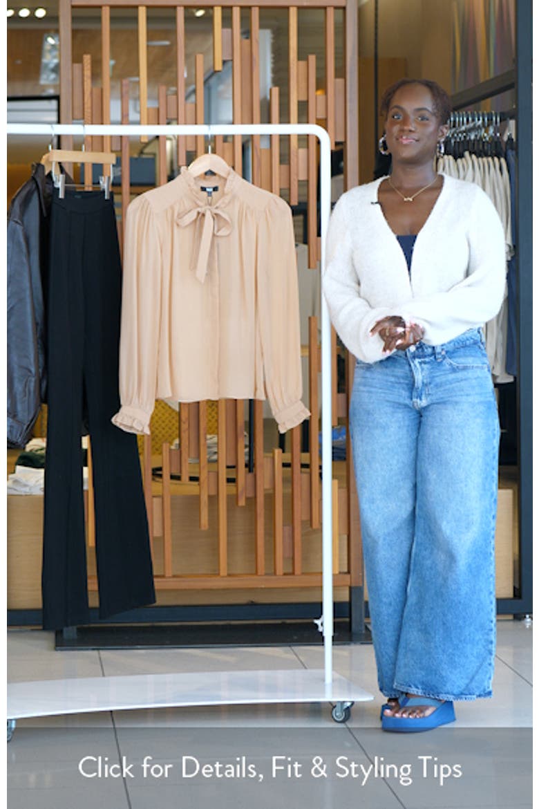 Leya Ruffle Silk Georgette Shirt video