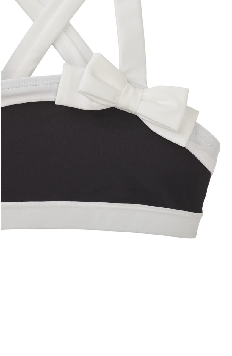 Hope & Henry Girls' Bikini Swim Set, Kids, Alternate, color, Black