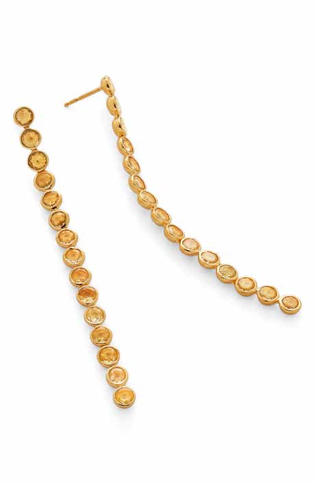 Monica Vinader x Kate Young Gemstone Cocktail Drop Earrings
