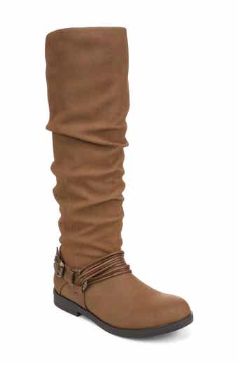 Petra Faux Leather Knee High Boot