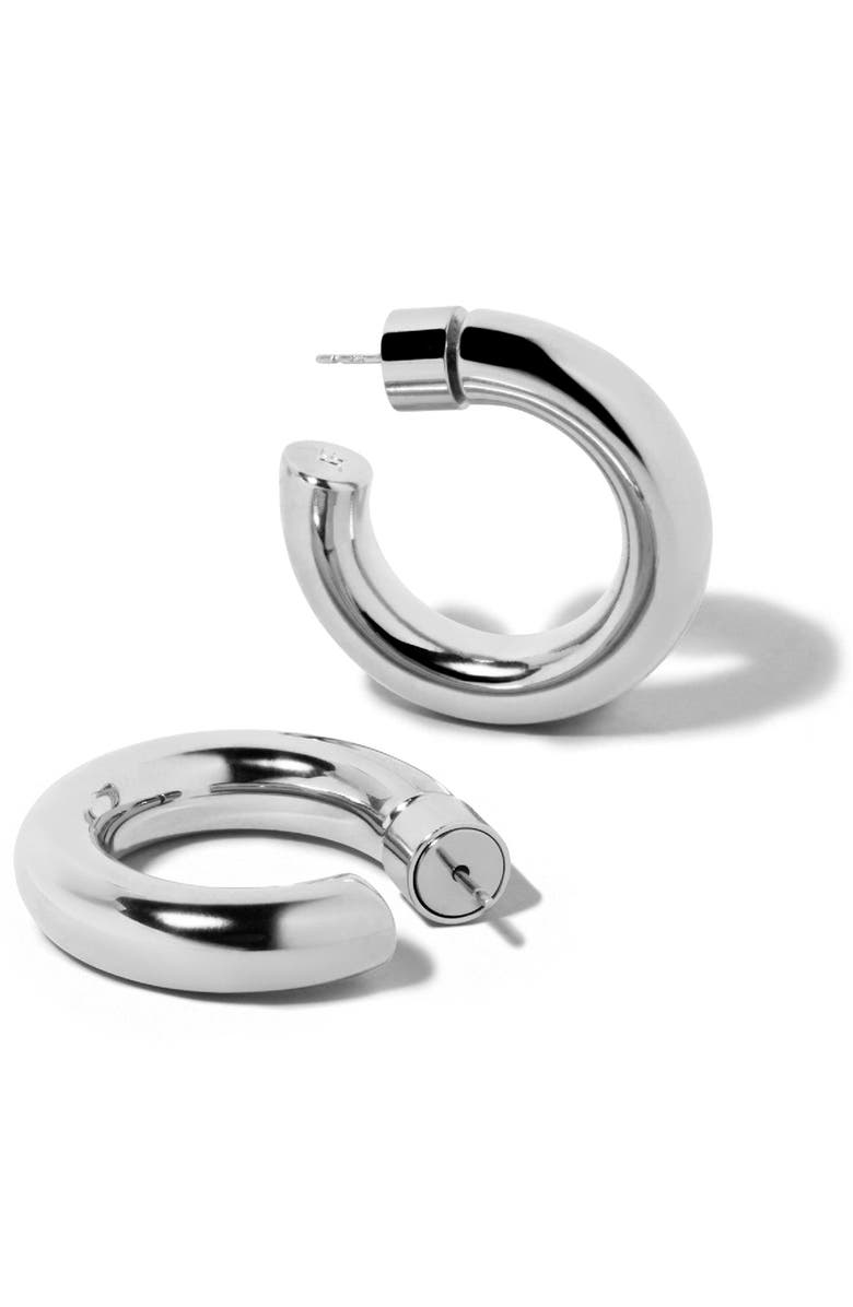 Jennifer Fisher Samira Huggies, Alternate, color, Silver