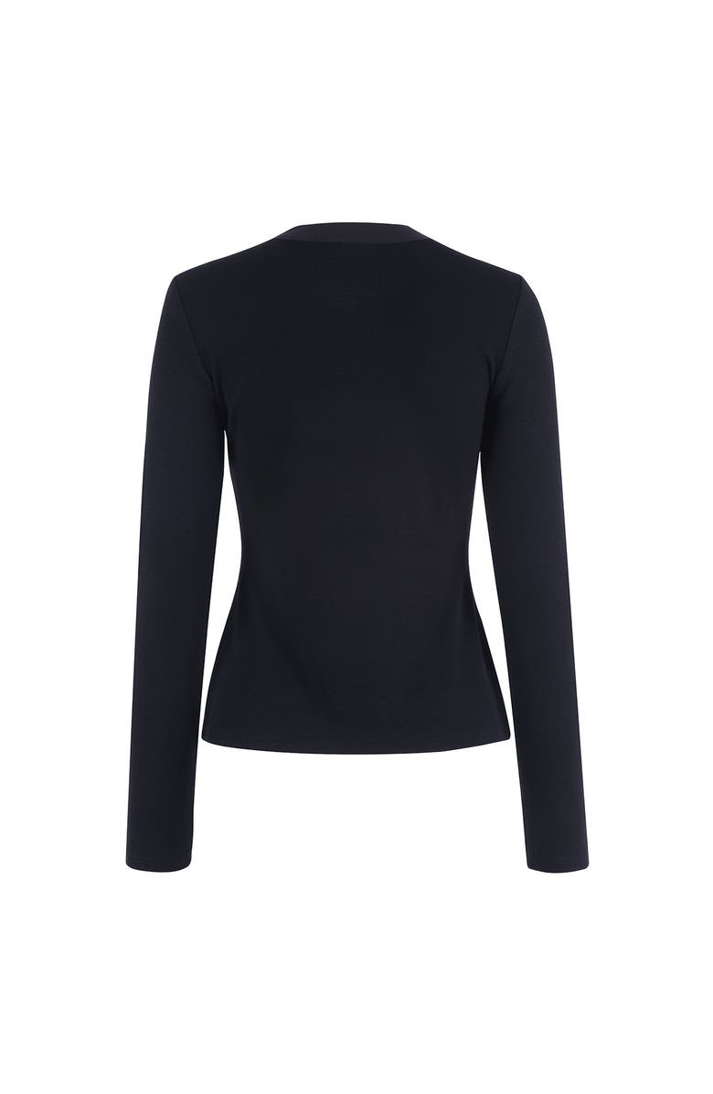 The Shirt by Rochelle Behrens The Long Sleeve  Brett Shirt, Alternate, color, Black
