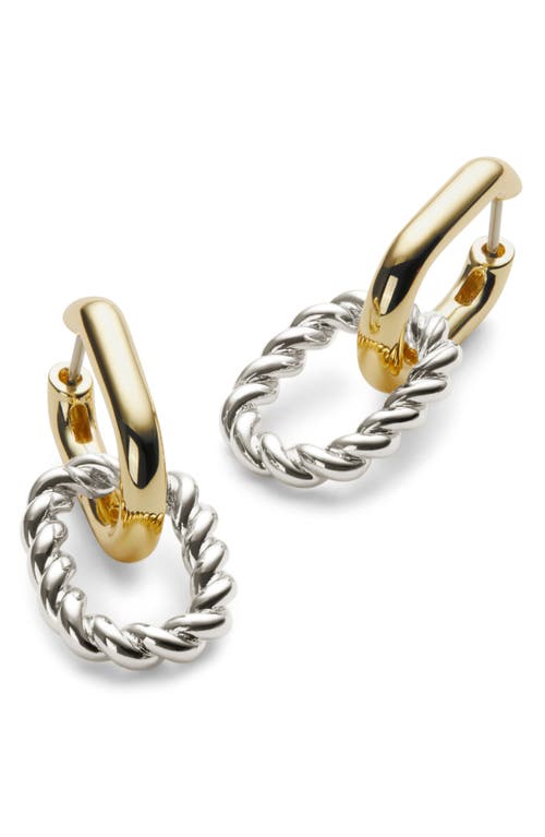 Ana Luisa Ash Double Hoop Earrings In Metallic