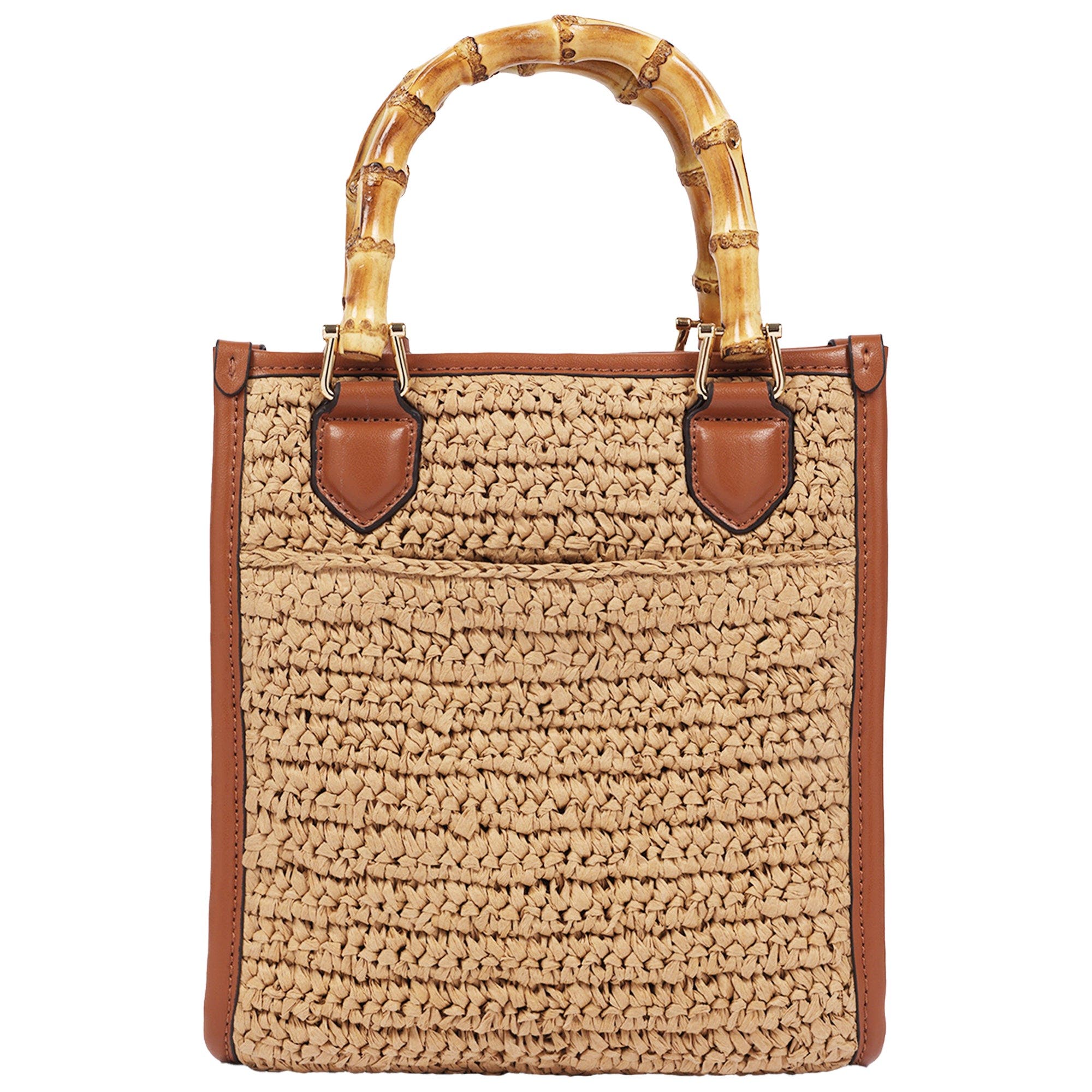 Celine Floral Embroidery Tote Cognac, Alternate, color, COGNAC