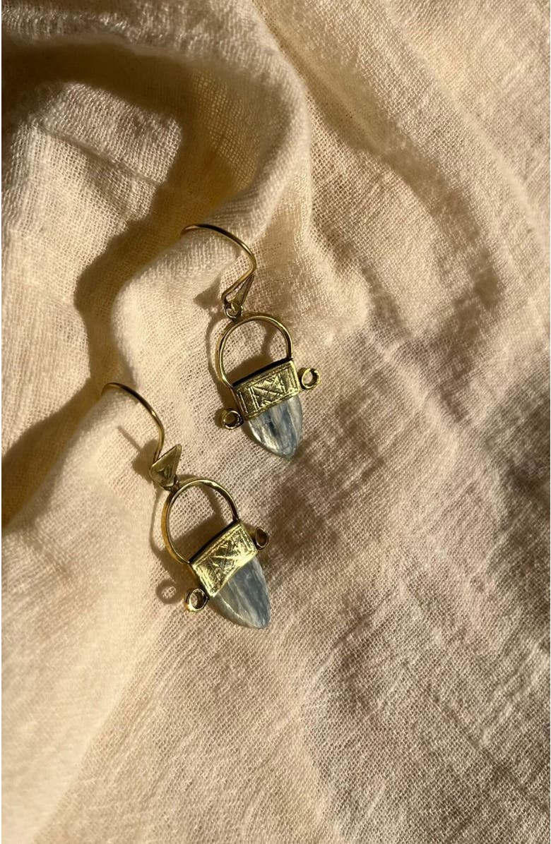 Kapoeta by Ambica Tuareg Kyanite Earring, Alternate, color, Silver