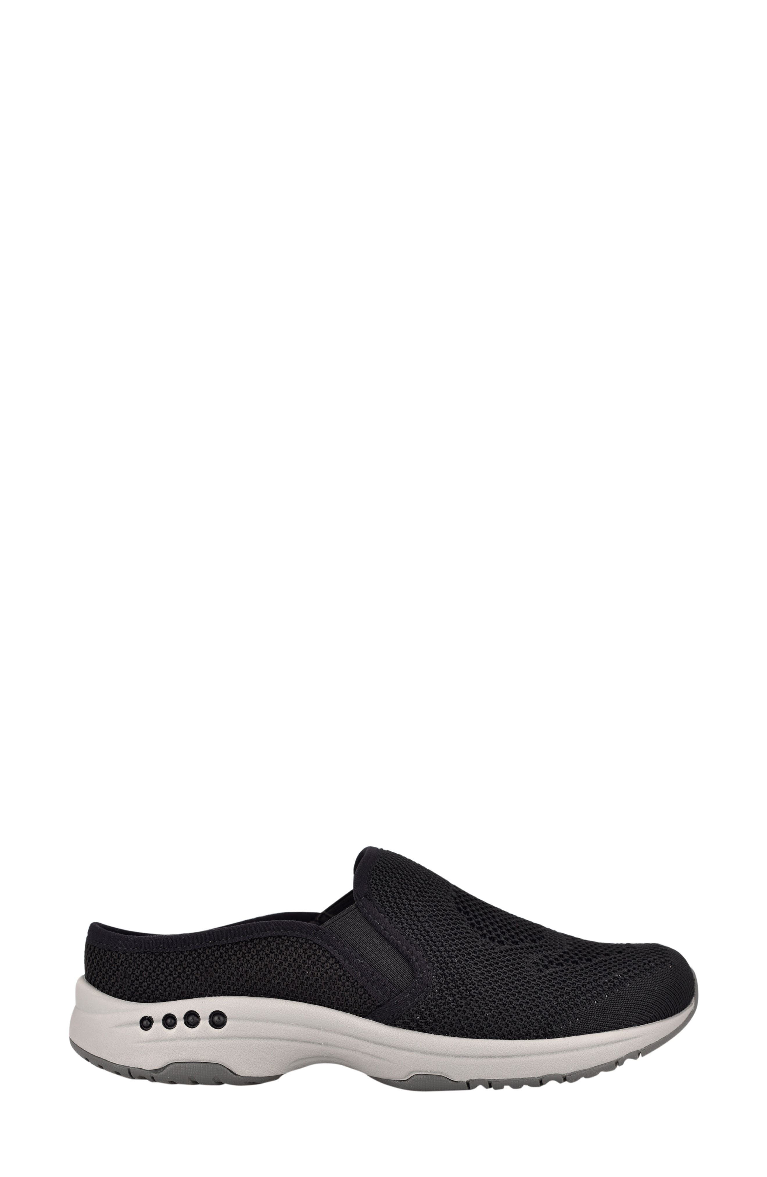 Easy Spirit Take Knit Slip-On Sneaker, Alternate, color, Black/ Black/ Black Fabric