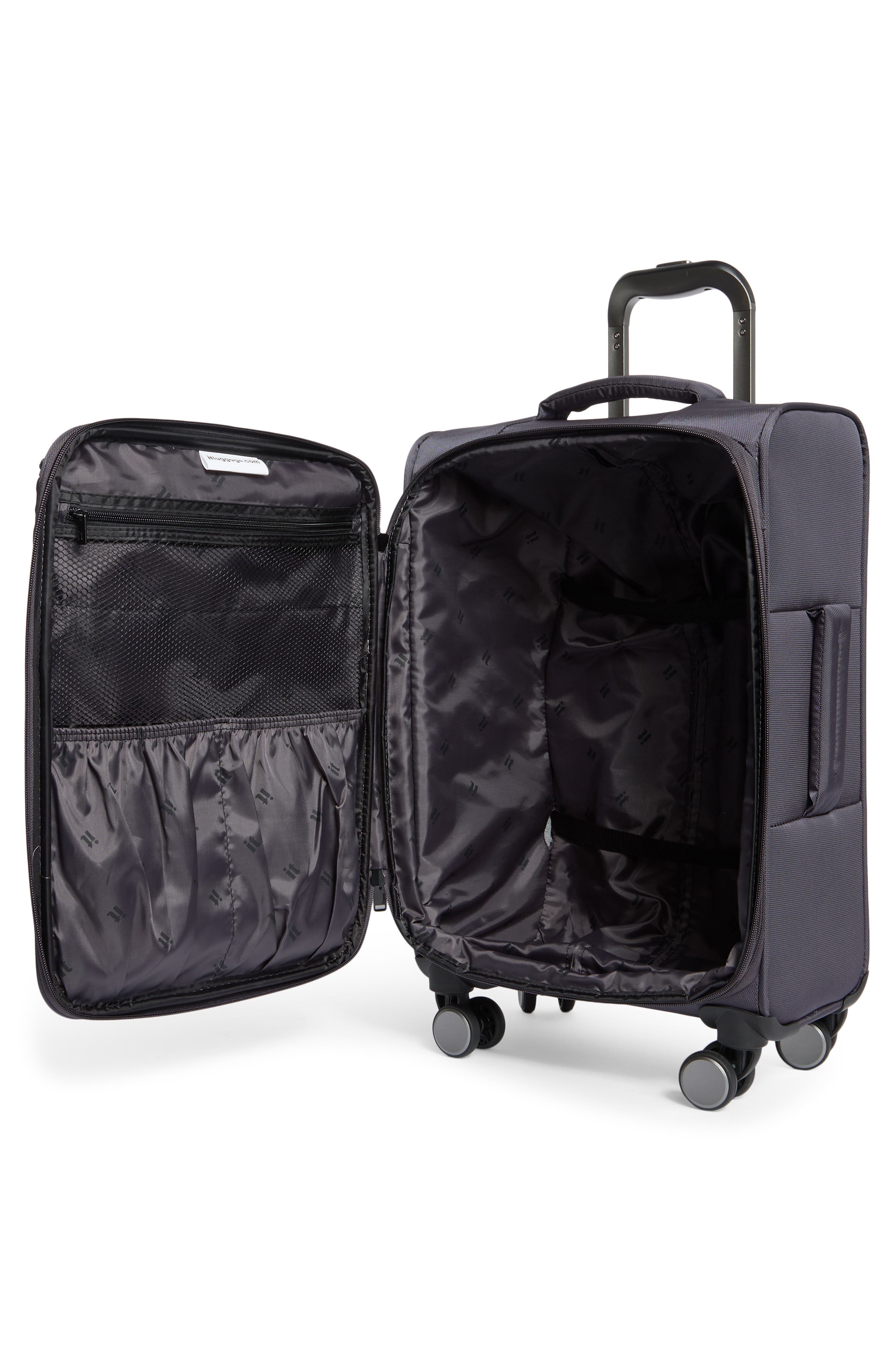 IT LUGGAGE Fusional 21-Inch Softside Carry-On Luggage, Alternate, color, Warm Charcoal