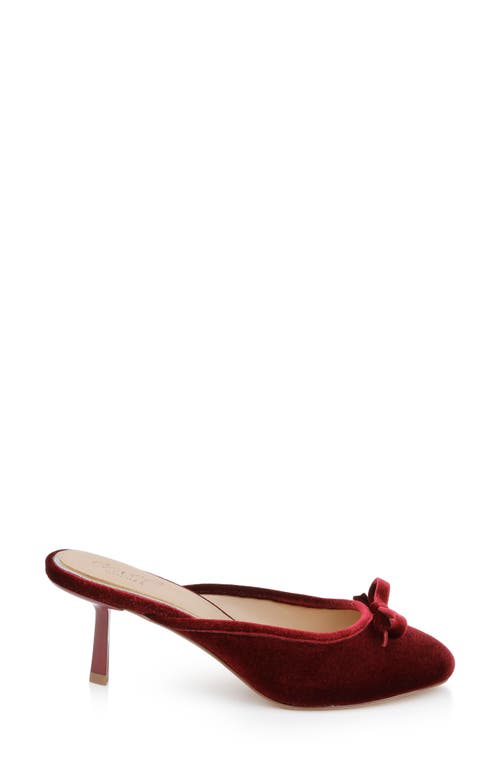 Jewel Badgley Mischka Elliot Mule In Burgundy
