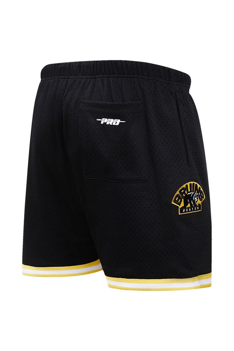 Men's Pro Standard Black Boston Bruins Classic Mesh Shorts, Alternate, color, Black