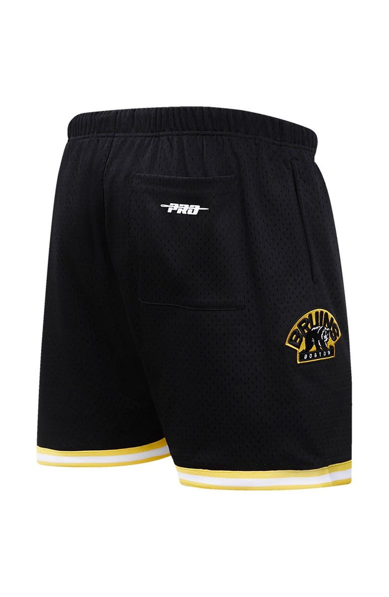 PRO STANDARD Men's Pro Standard Black Boston Bruins Classic Mesh Shorts, Alternate, color, Black