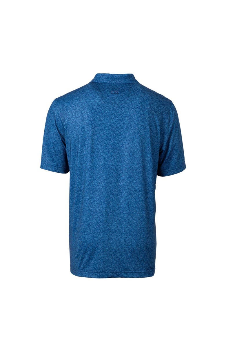 Cutter & Buck Men's Cutter & Buck Blue Tacoma Rainiers Pike Micro Floral Stretch Polo, Alternate, color,