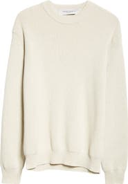 Golden Goose Journey Regular Fit Cotton Blend Rib Sweater