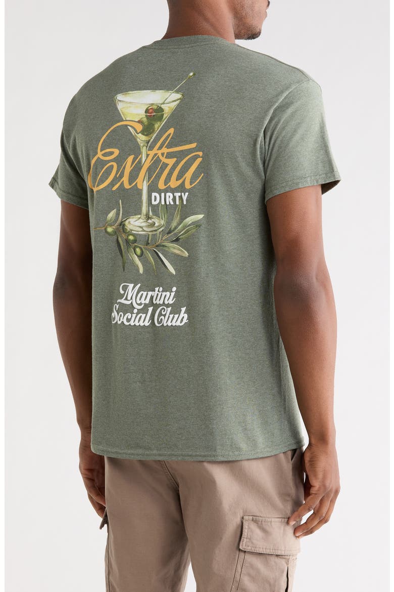 Dirty Martini Club Graphic T-Shirt, Alternate, color, HEATHER MILITARY GREEN