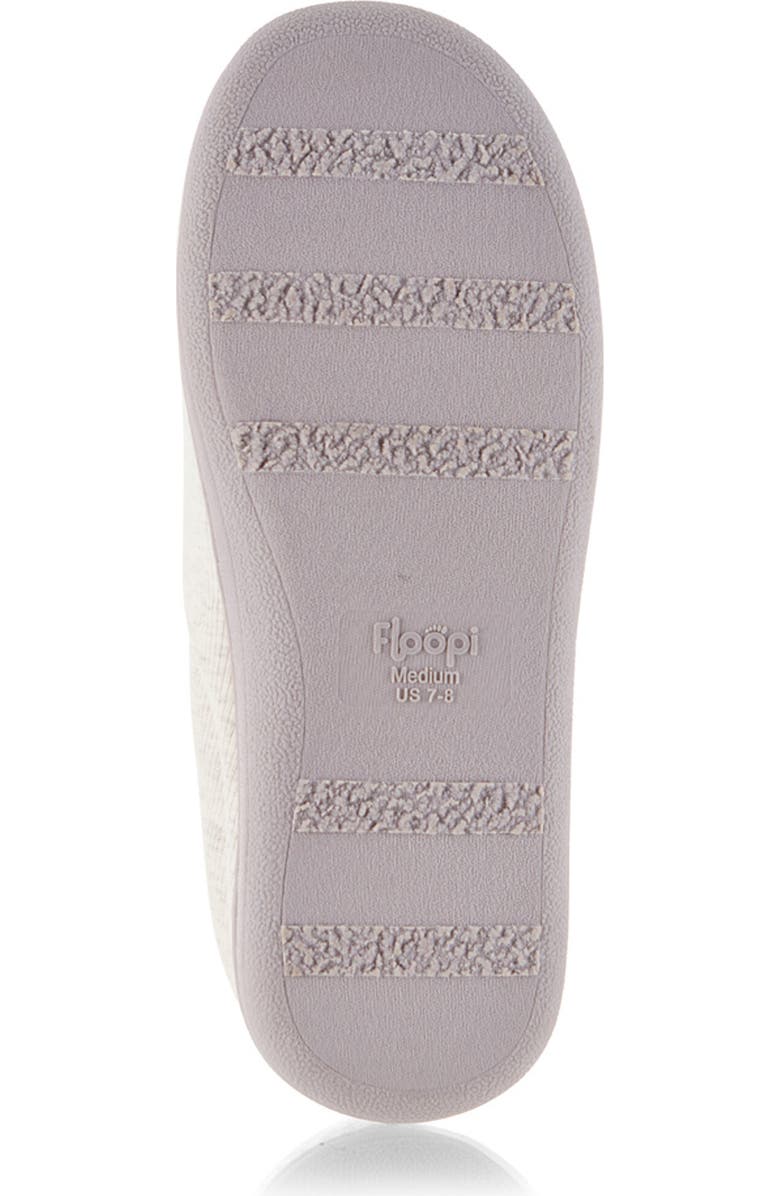 FLOOPI Sydney Ribbed Slipper, Alternate, color, Stone Grey
