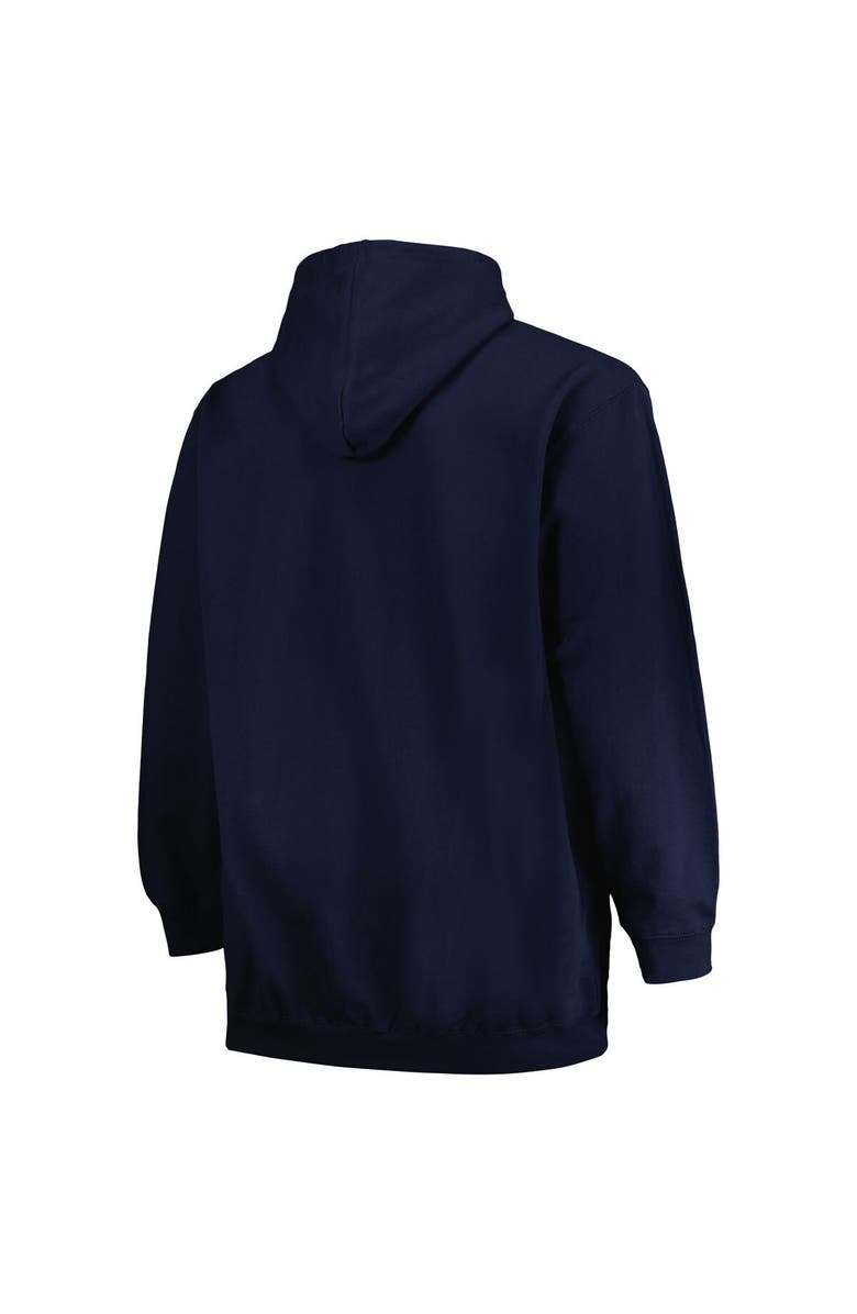 PROFILE Men's Profile Deep Sea Blue Seattle Kraken Big & Tall Arch Over Logo Pullover Hoodie, Alternate, color, Navy