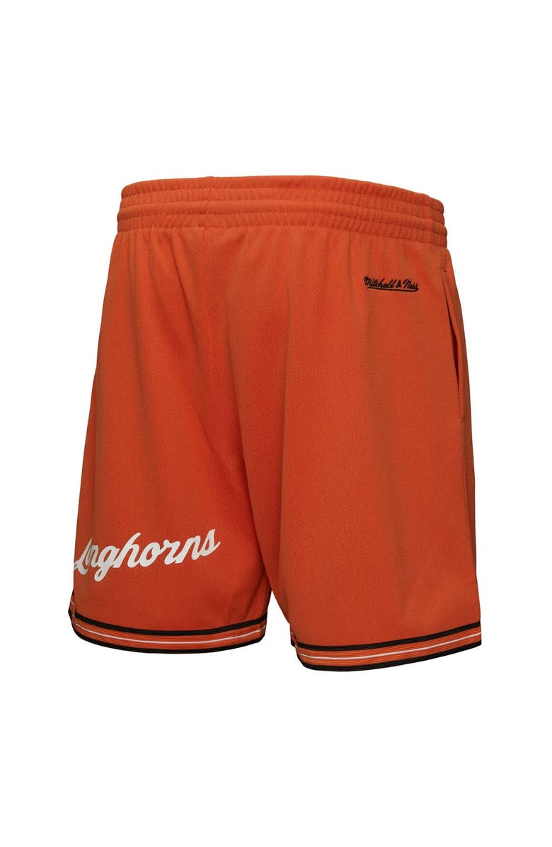 Mitchell & Ness Men's Mitchell & Ness Burnt Orange Texas Longhorns Team Origins Mesh Shorts, Alternate, color, Burnt Orange