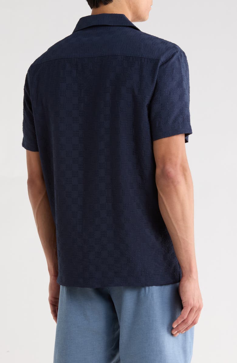 Scotch & Soda Check Camp Shirt, Alternate, color, 