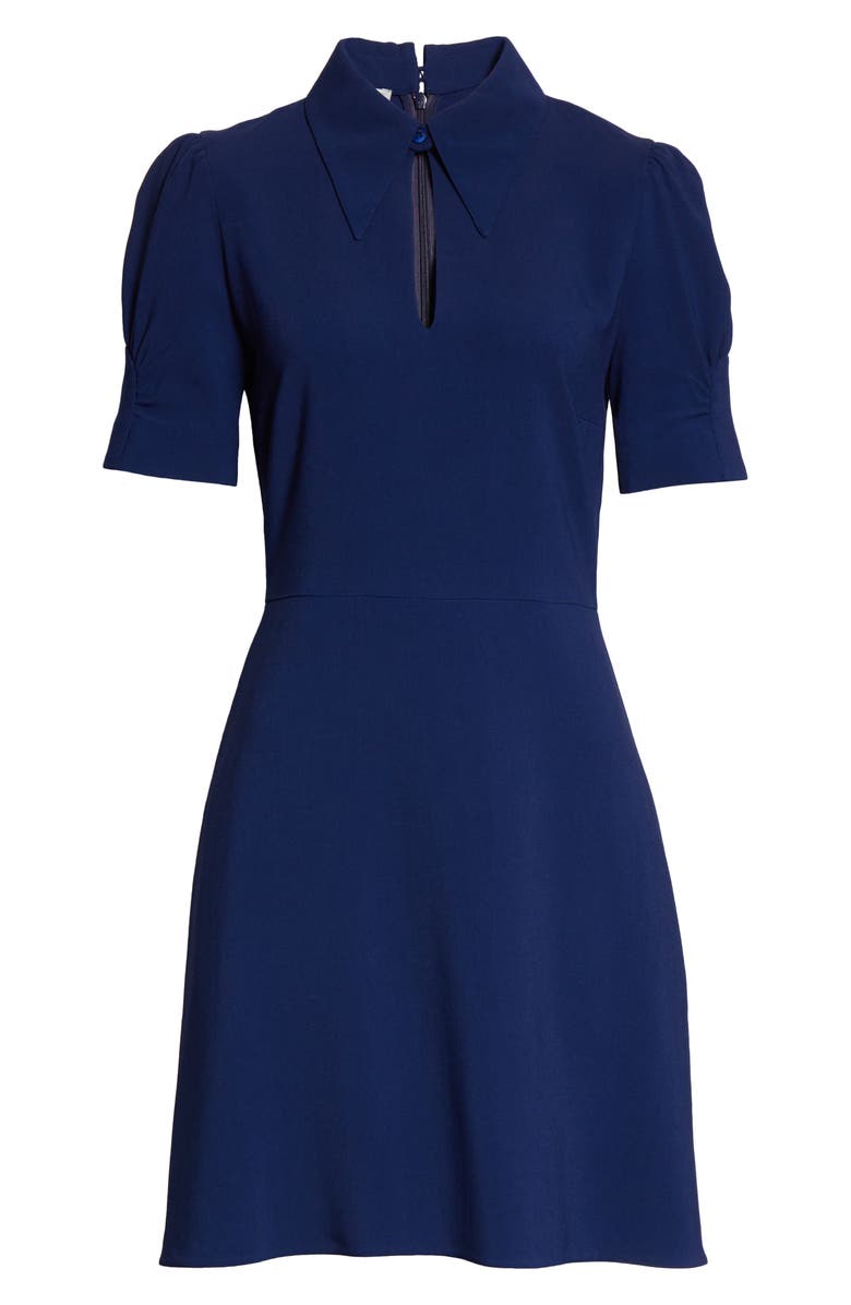 Stella McCartney Blair Puff Sleeve Stretch Cady Dress, Alternate, color, 