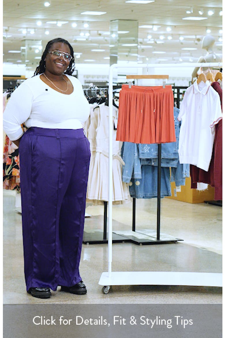 Davina Pleated High Waist Skort video