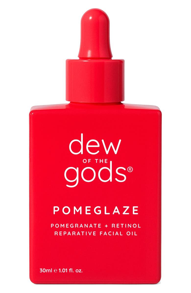 DEW OF THE GODS Pomeglaze Pomegranate + Retinol Facial Oil, Main, color, 