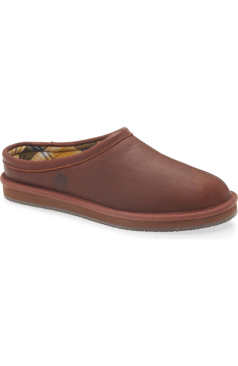 Timberland Flannel Lined Clog Slipper, Main, color,