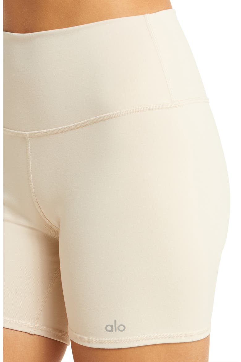 Airbrush High Waist Bike Shorts, Alternate, color, MACADAMIA