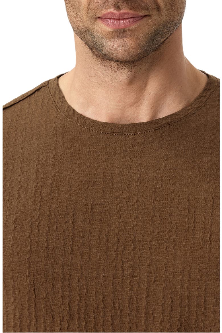 Brasse Crewneck T-Shirt, Alternate, color, CHAMOIS