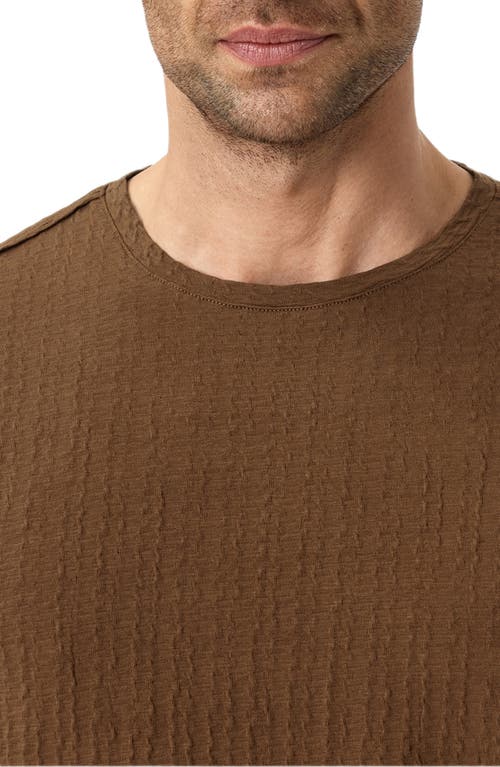 John Varvatos Brasse Crewneck T-shirt In Brown