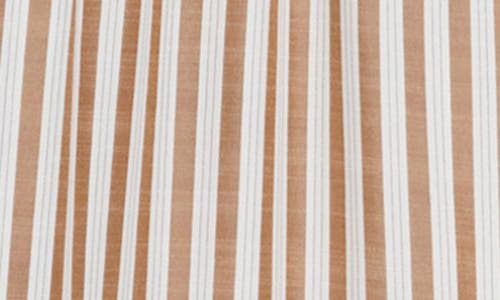 Max Studio Stripe Tiered Maxi Shirtdress In Multi