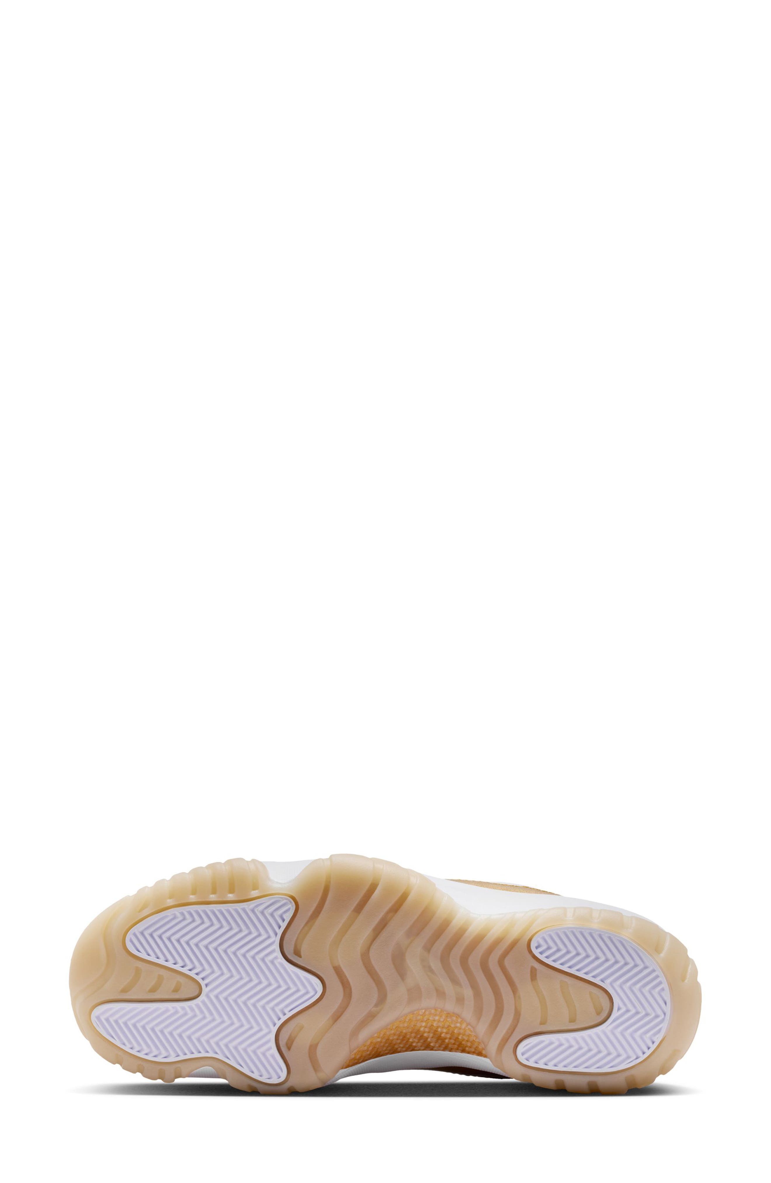 Jordan Air Jordan 11 Retro Low Basketball Sneaker, Alternate, color, White/ Gold