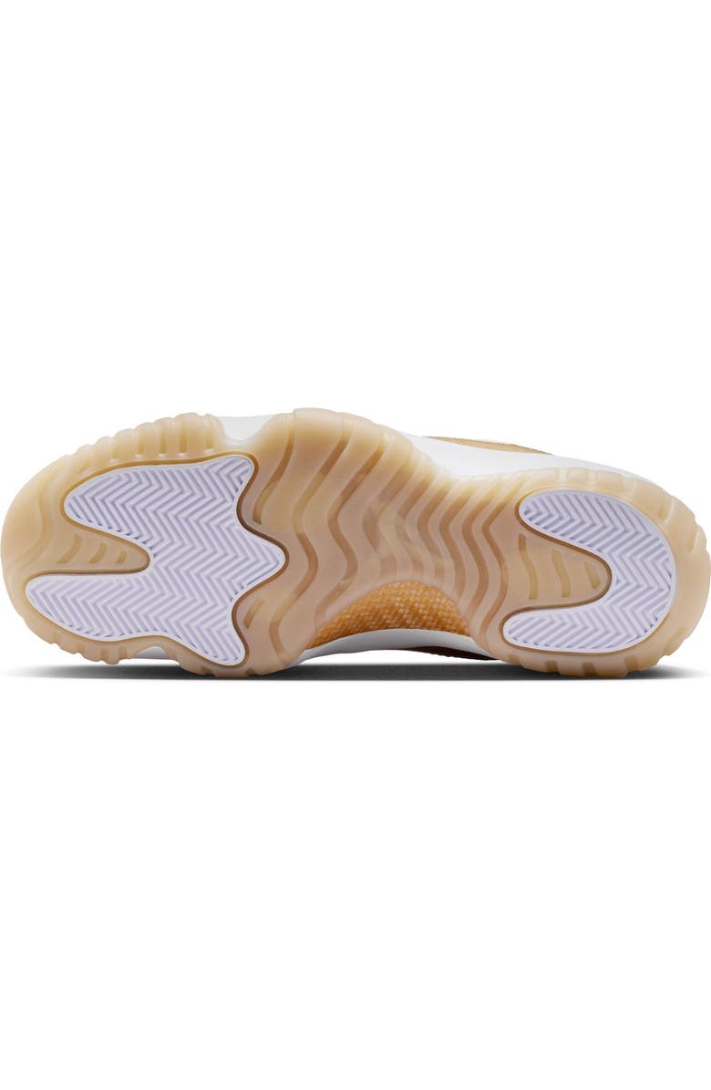 Jordan Air Jordan 11 Retro Low Basketball Sneaker, Alternate, color, White/ Gold