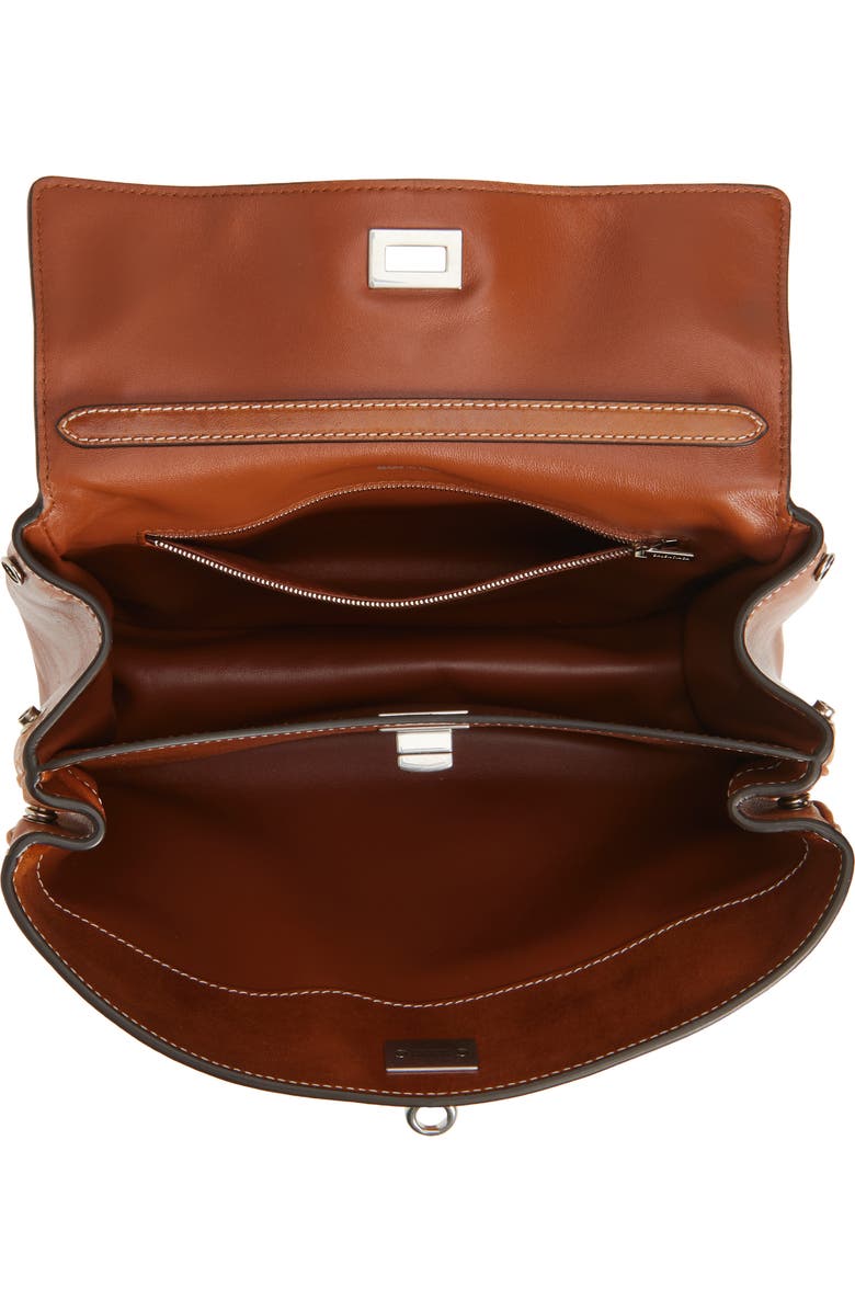 Balenciaga Small Rodeo Leather Top Handle Bag, Alternate, color, Tan