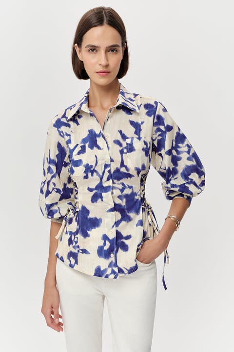 Ambrosina Collar Puff Sleeve Shirt
