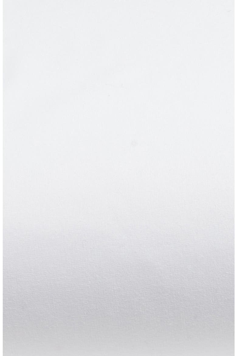 Organic Cotton Percale Fitted Sheet, Alternate, color, WHITE