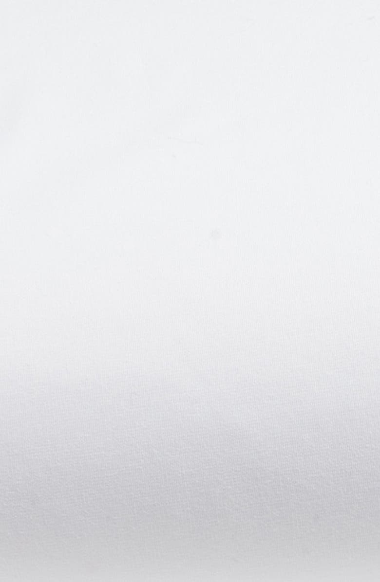Nordstrom Organic Cotton Percale Fitted Sheet, Alternate, color, White