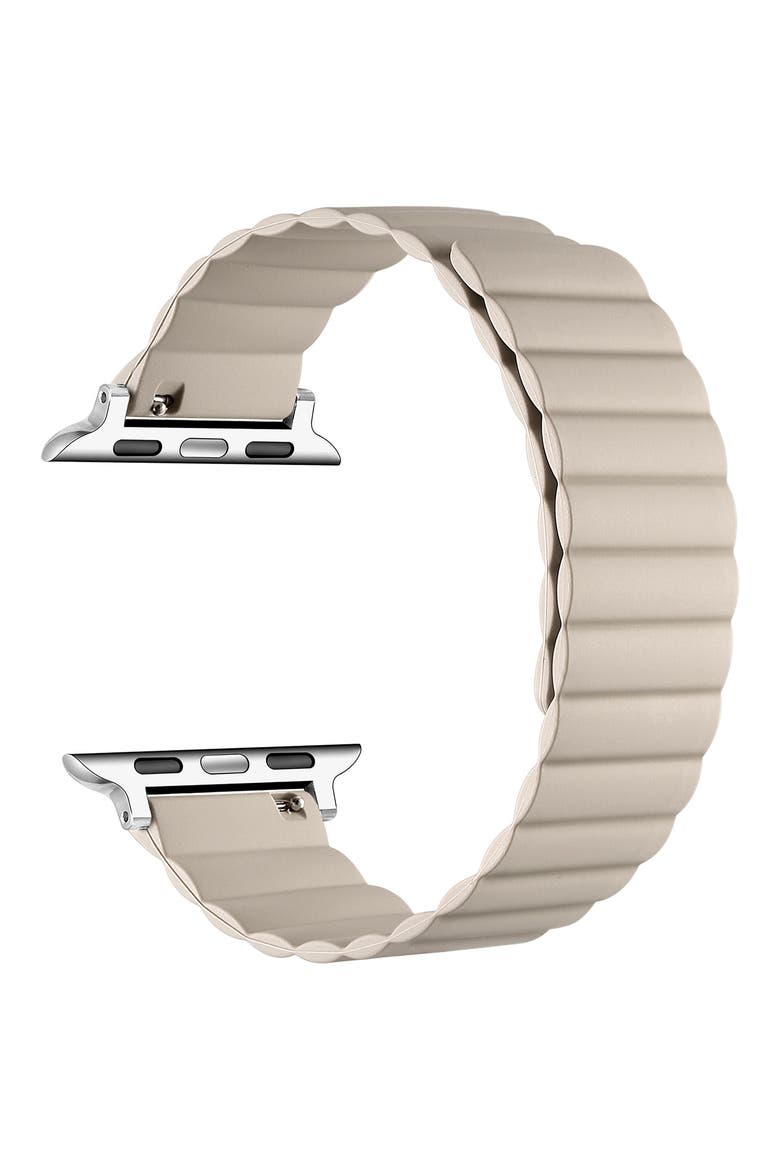 Silicone Apple Watch® Watchband, Alternate, color, OATMILK