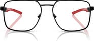 Scuderia Ferrari 58mm Square Optical Glasses