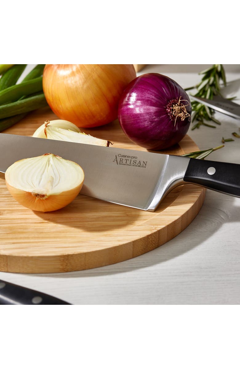 Cuisine::pro<sup>®</sup> ARTISAN Licht 7-Piece Knife Block, Alternate, color, Black