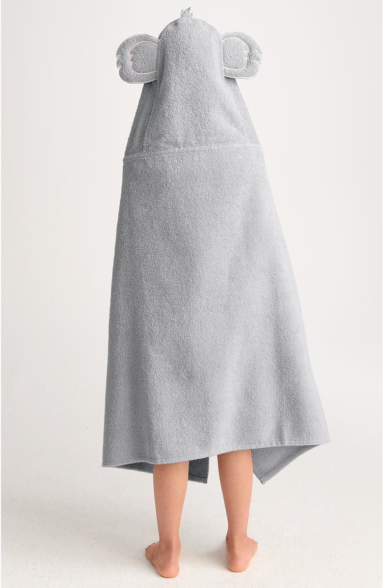 Lands' End Kids Cotton Hooded Towel, Alternate, color, 