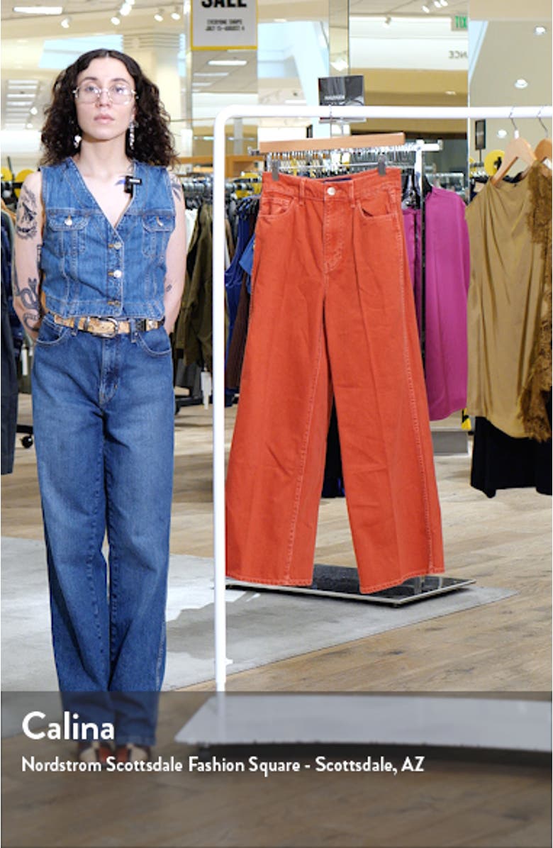 Taylor High Waist Crop Wide Leg Jeans, sales video thumbnail