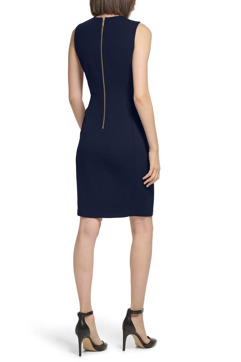 Sleeveless Sheath Dress, Alternate, color, INDIGO