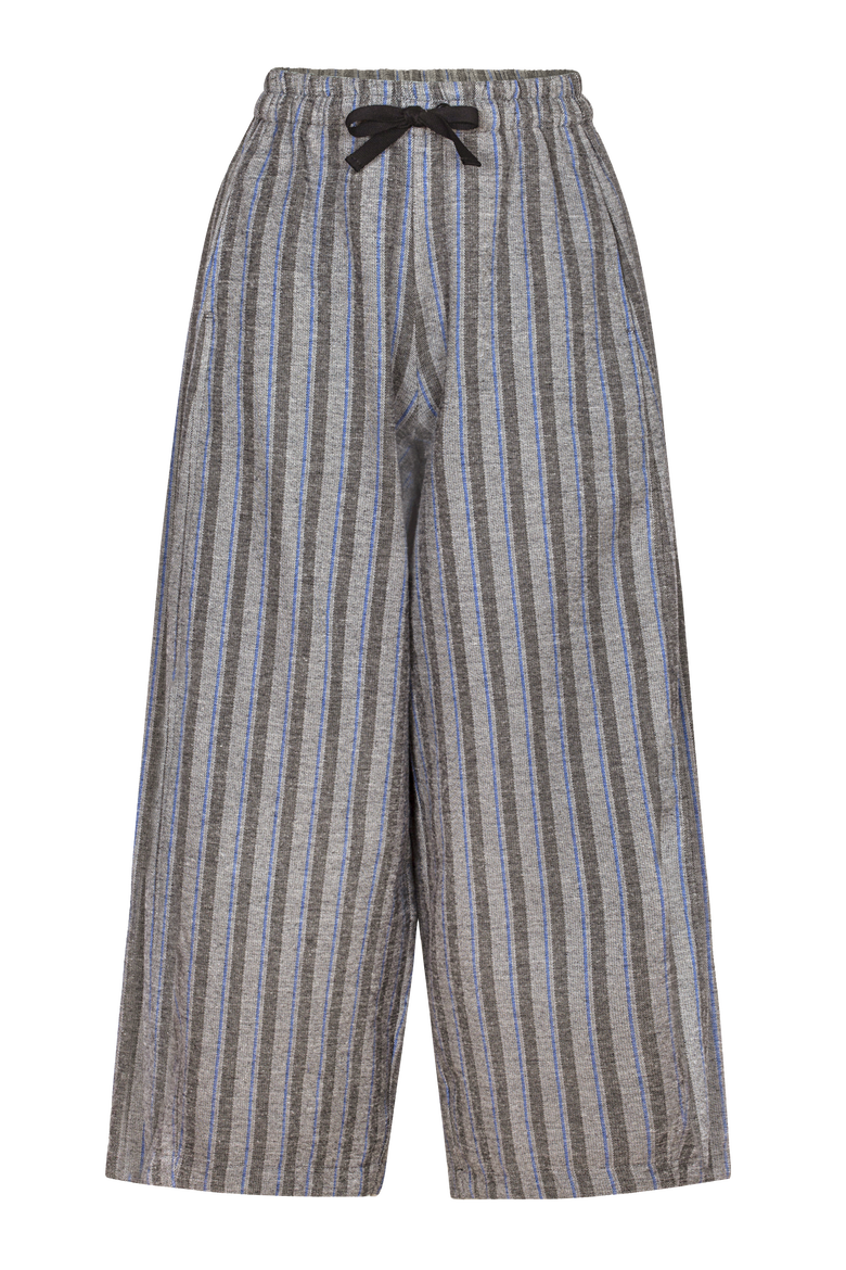 Yamina Wide Leg Elastic Waistband Pant, Main, color, Patti Stripe