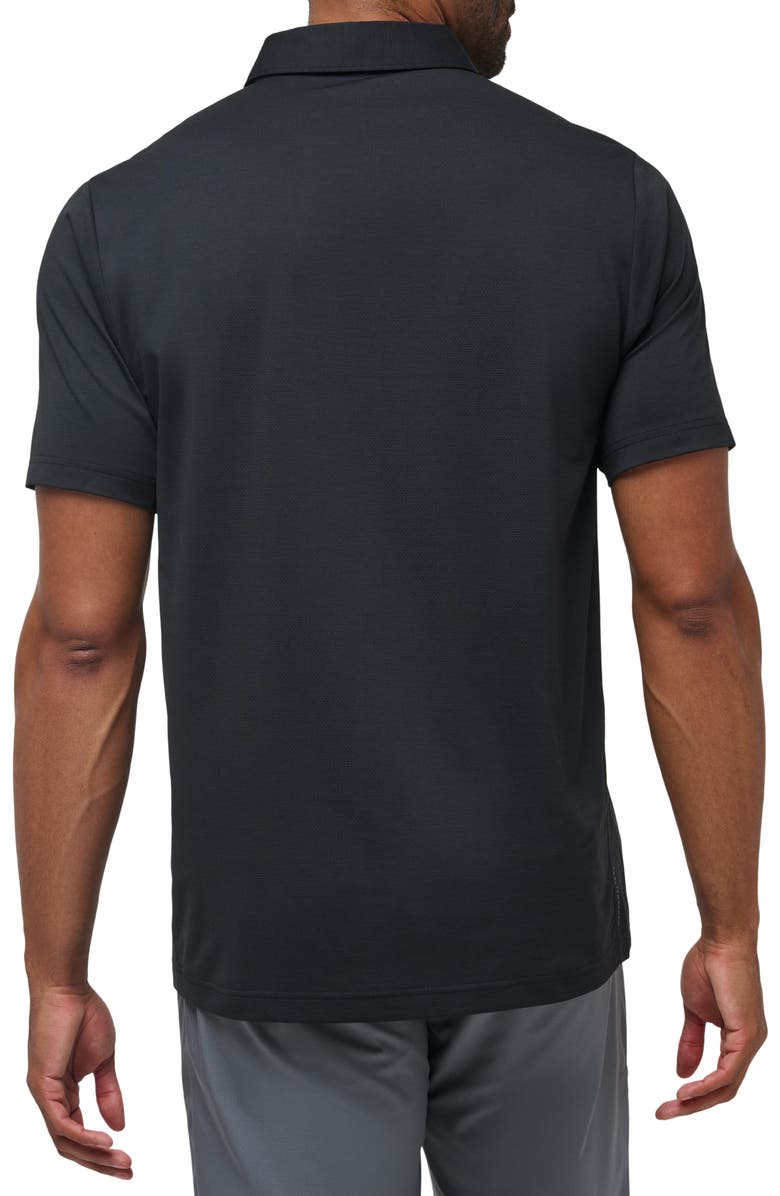 TravisMathew Heater Pro Performance Golf Polo, Alternate, color, Black