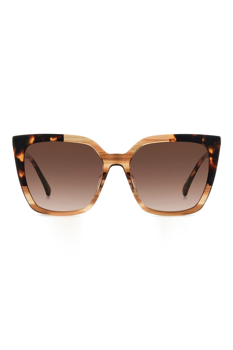 marlowe 55mm gradient square sunglasses, Main, color, 02OH-HA
